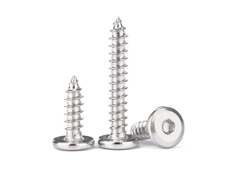 不銹鋼倒邊內六角自攻螺絲